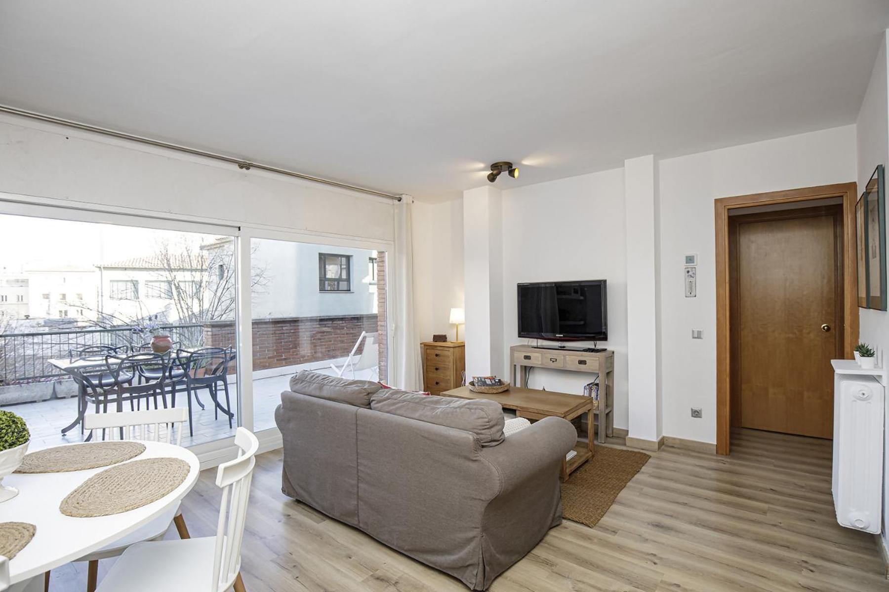 Apartamento Con Gran Terraza En Херона Екстериор снимка